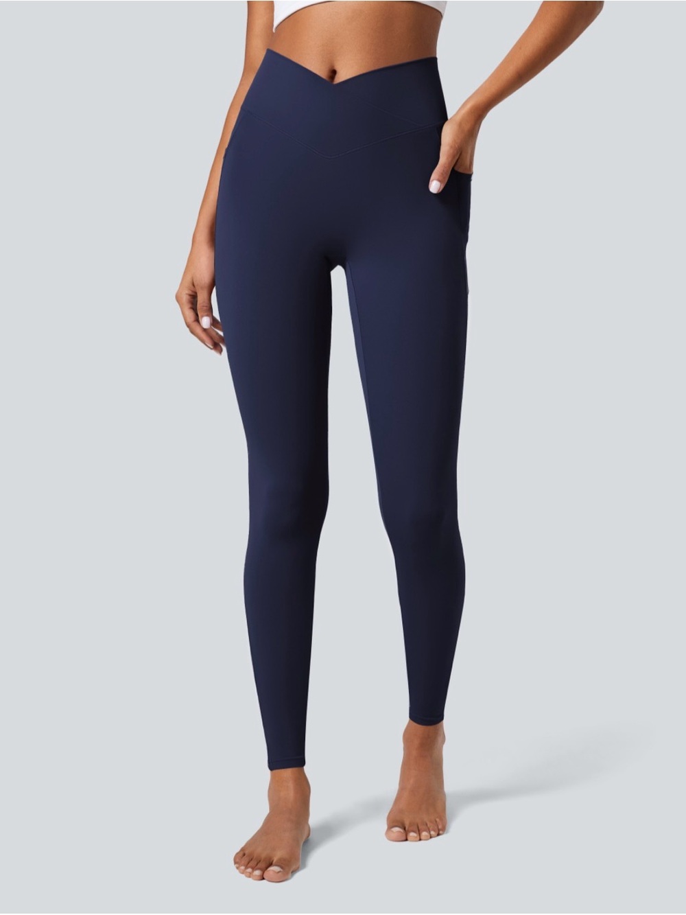 SoftlyZero cross over pocket leggings
